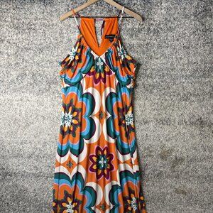 Clover and Sloane Dress Womens 16 Floral Maxi Sleeveless Boho New